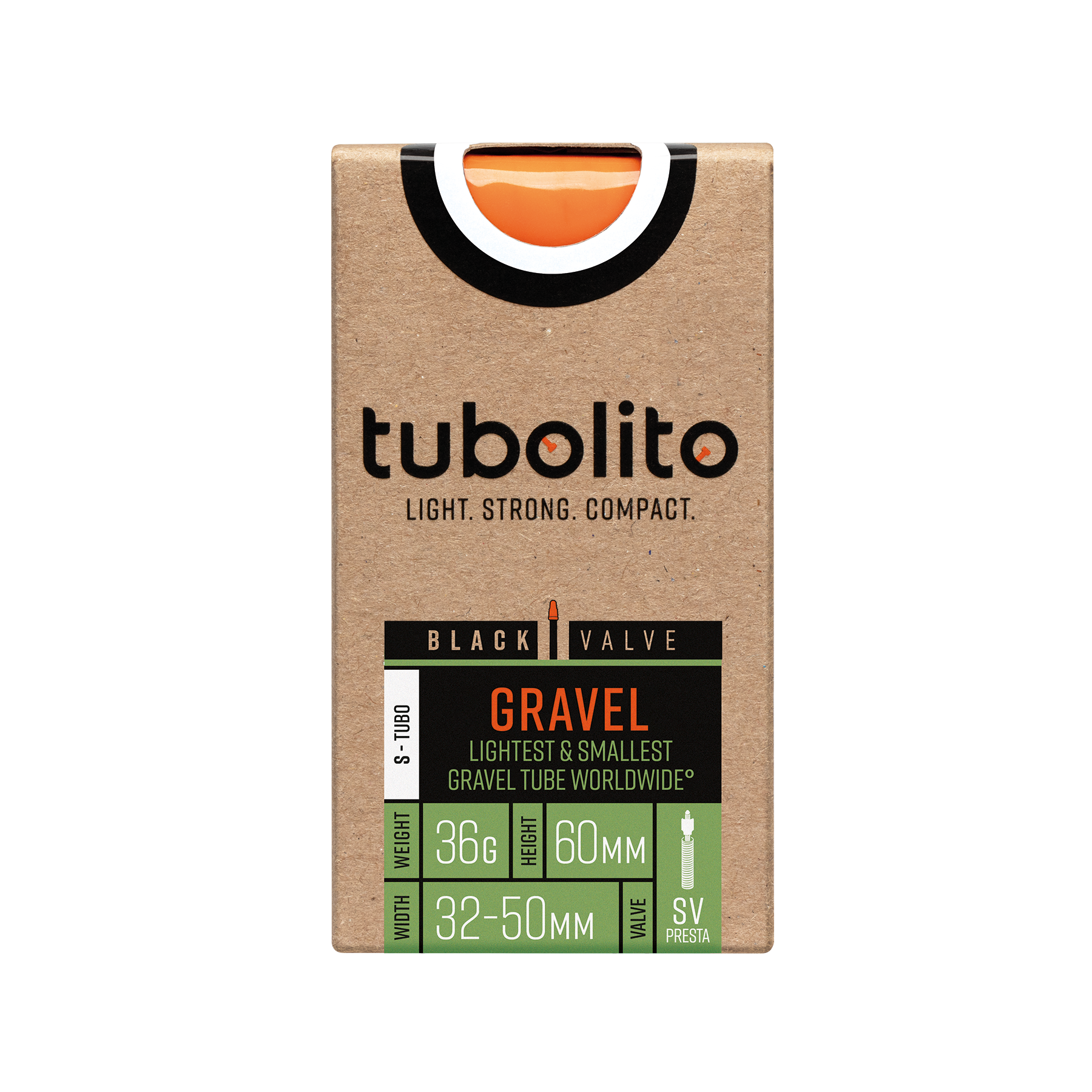 Tubolito S-Tubo Gravel SV60 slanga í umbúðum