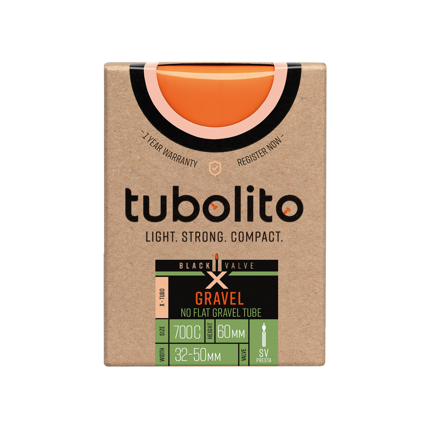 Tubolito X-Tubo Gravel SV60 slanga í umbúðum